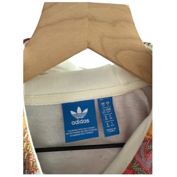 Adidas Originals x The FARM‎ Fugiprabali Cropped Floral Hoodie - Picture 9 of 9